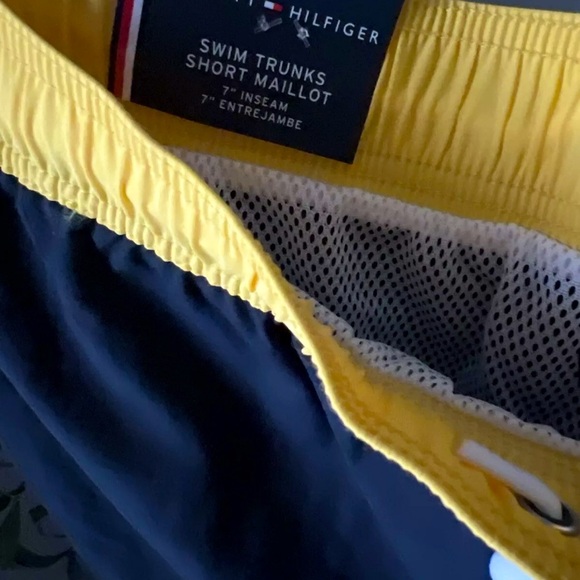 Tommy Hilfiger Mens Swim Trunks XL Vintage Style Swim Trunk 7" Inseam NWT $69.50 - Picture 7 of 9